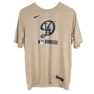 Boy's Los Angeles Dodgers Nike 2024 City Connect Cream MLB Dri-Fit - Youth XL